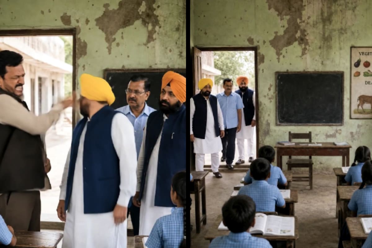 AI Video Showing Bhagwant Mann Being Slapped Sparks Row, AAP Reacts: 'Anti-Punjab, Hateful Mindset'