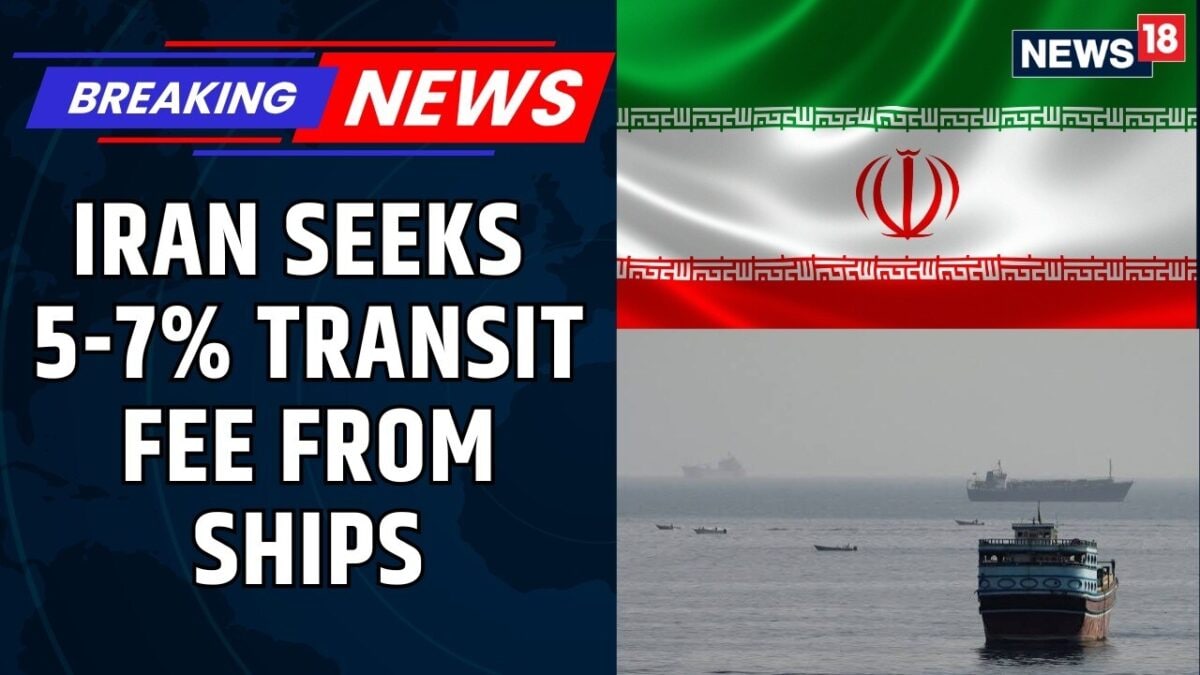 Iran, Oman Near Interim Hormuz Shipping Deal, Iran Seeks 5-7% Transit Fee From Ships