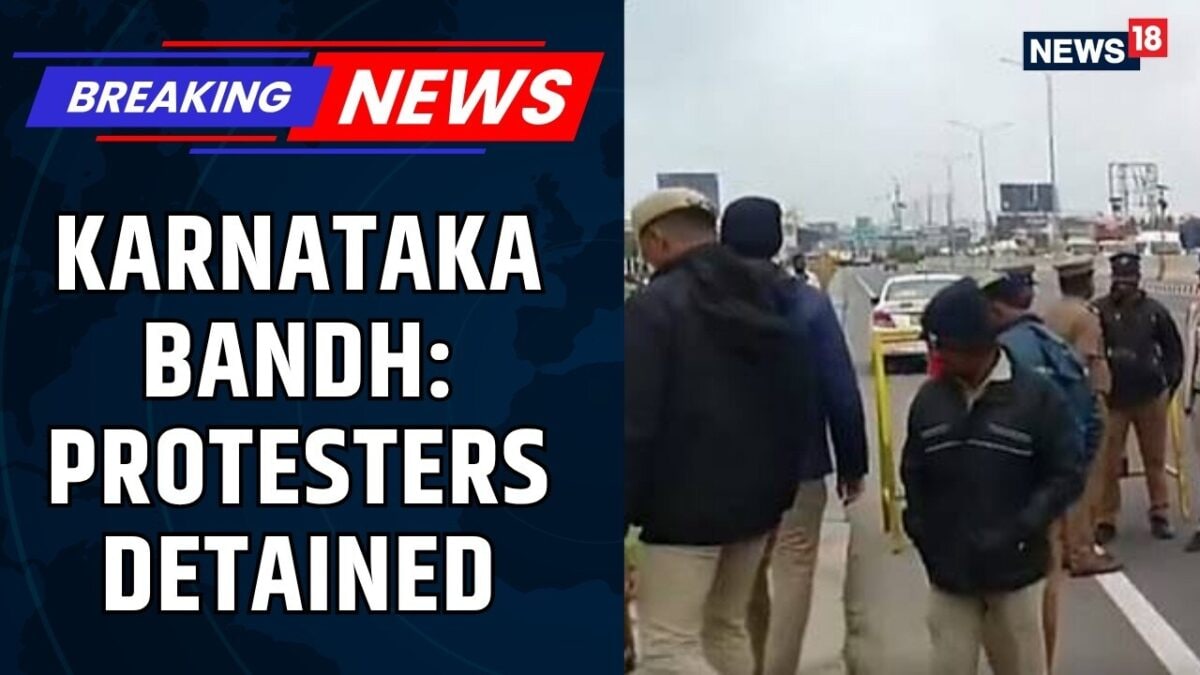 Pro-Kannada Protesters Attempt Highway Blockade During Karnataka Bandh Over Mekedatu