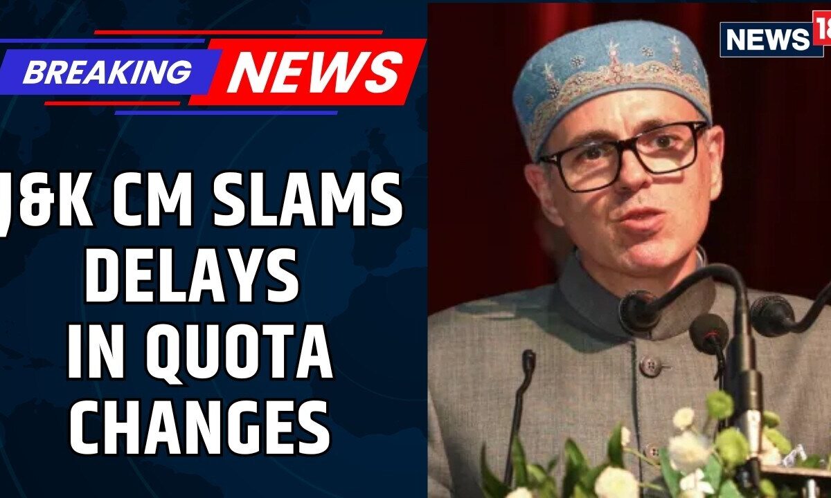 Omar Abdullah Warns Of ‘Gen Z-Like Situation’ Over Pending J&K Reservation Changes | News18