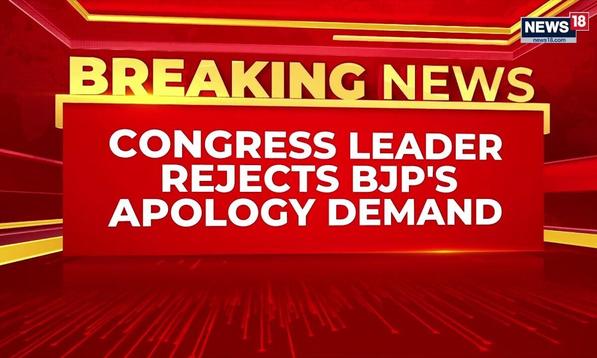 Sonia Gandhi Vande Matram Row: No Question of Apology, Rashid Alvi Rejects BJP's Demand | News18