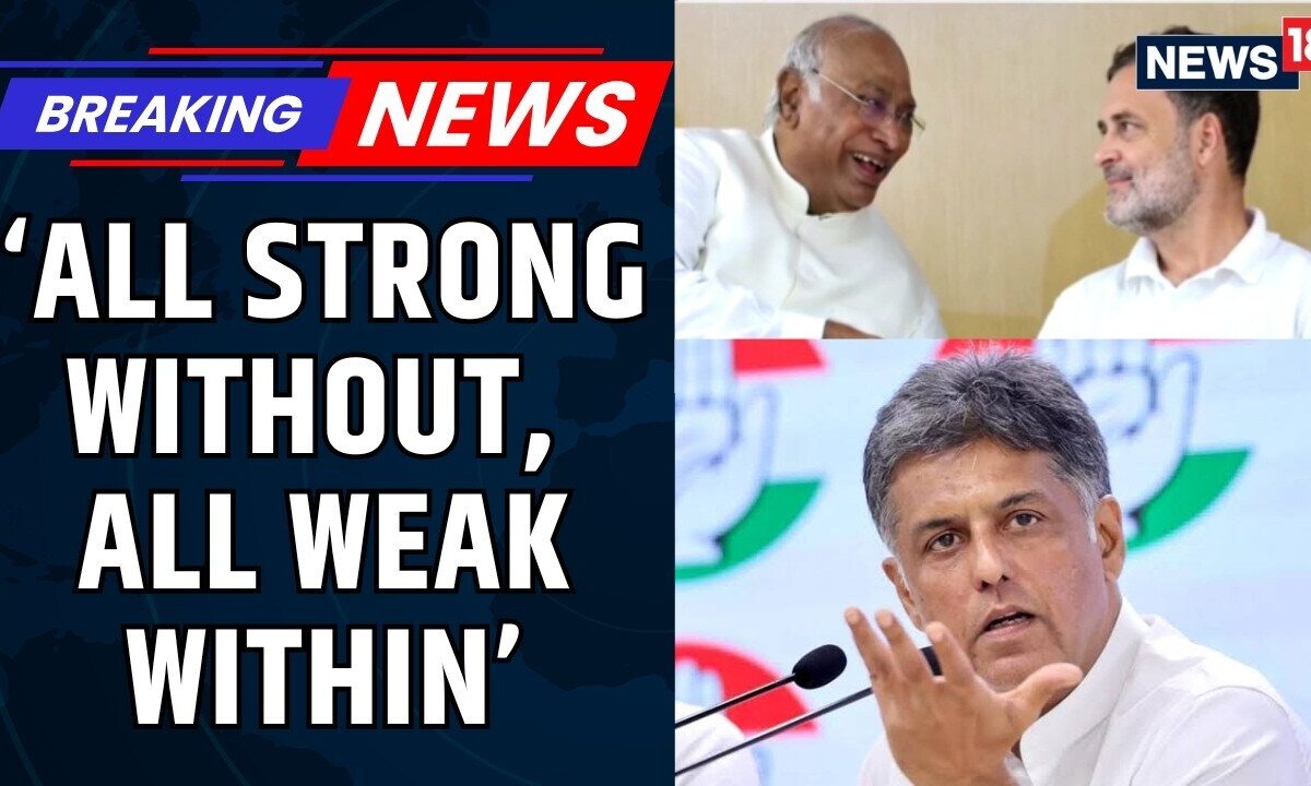 Congress MP Manish Tewari's Cryptic Post Sparks Buzz After CWC Reprimand | Rahul Gandhi | News18