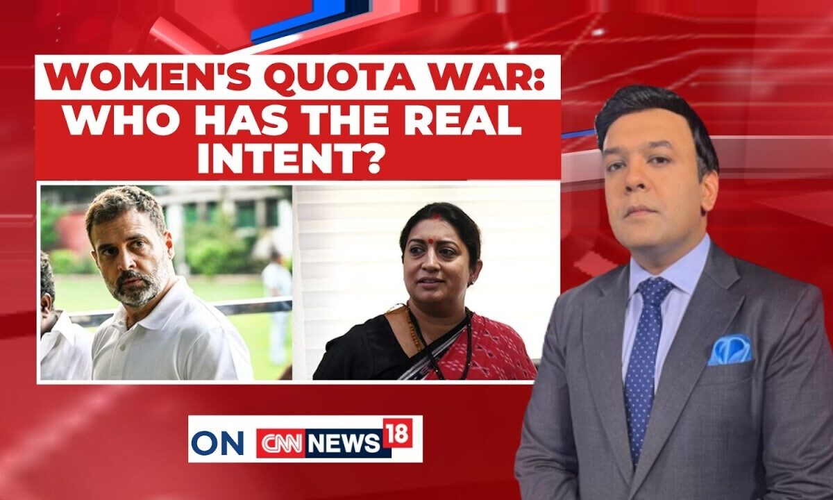Rahul Gandhi vs Smriti Irani: Women's Reservation Bill Sparks Fresh BJP-Congress Clash | News18
