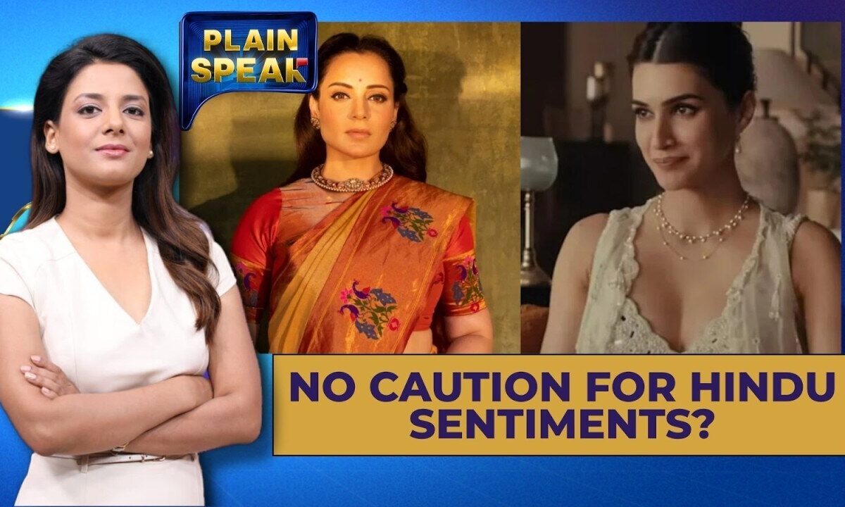Kangana Ranaut Questions Kriti Sanon’s Festive Look: Culture vs Creative Freedom | Plain Speak