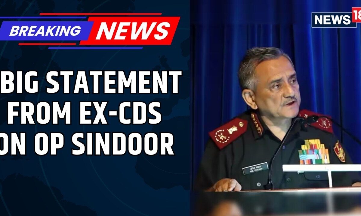 BREAKING: Big Statement From Ex-CDS On Op Sindoor - How The Double Strikes On Pak Bases Unfolded