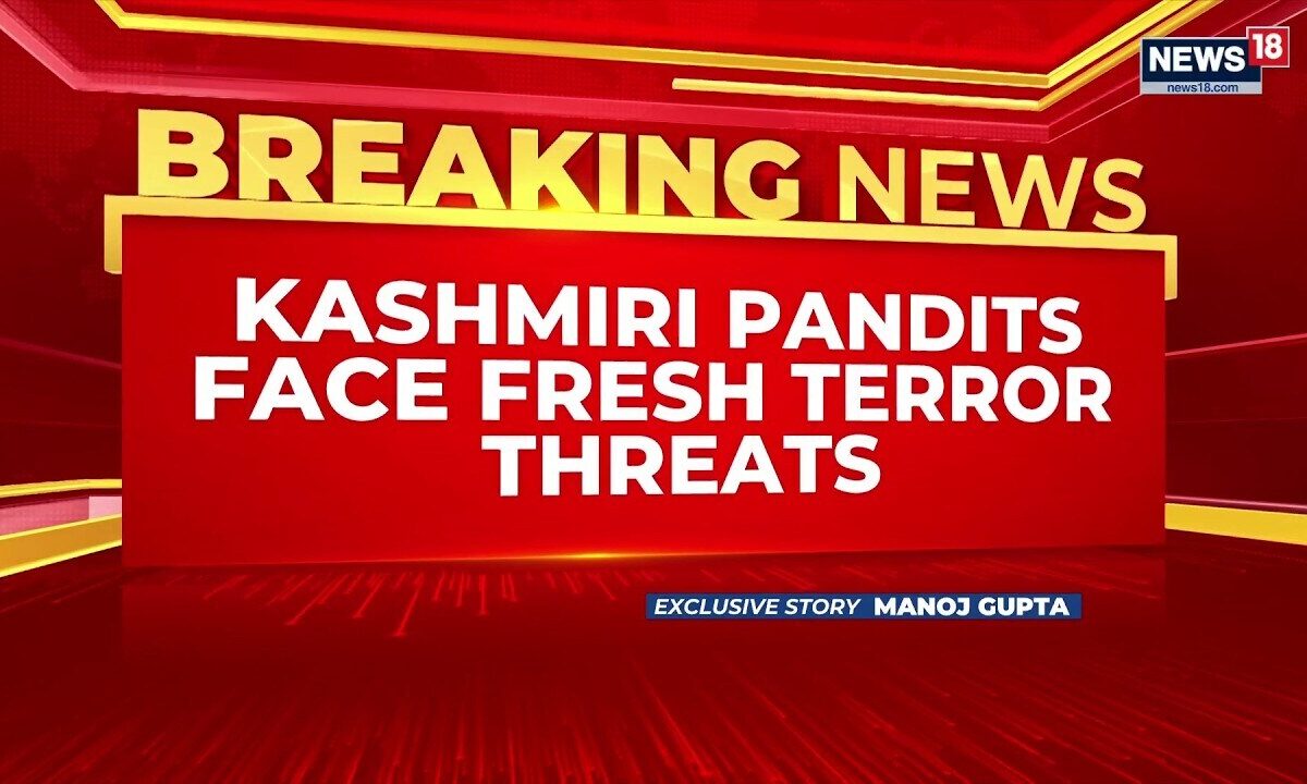 Kashmiri Pandits Face Fresh Threats From LeT Front Amid 1990s Killings Probe | Kashmir News | News18