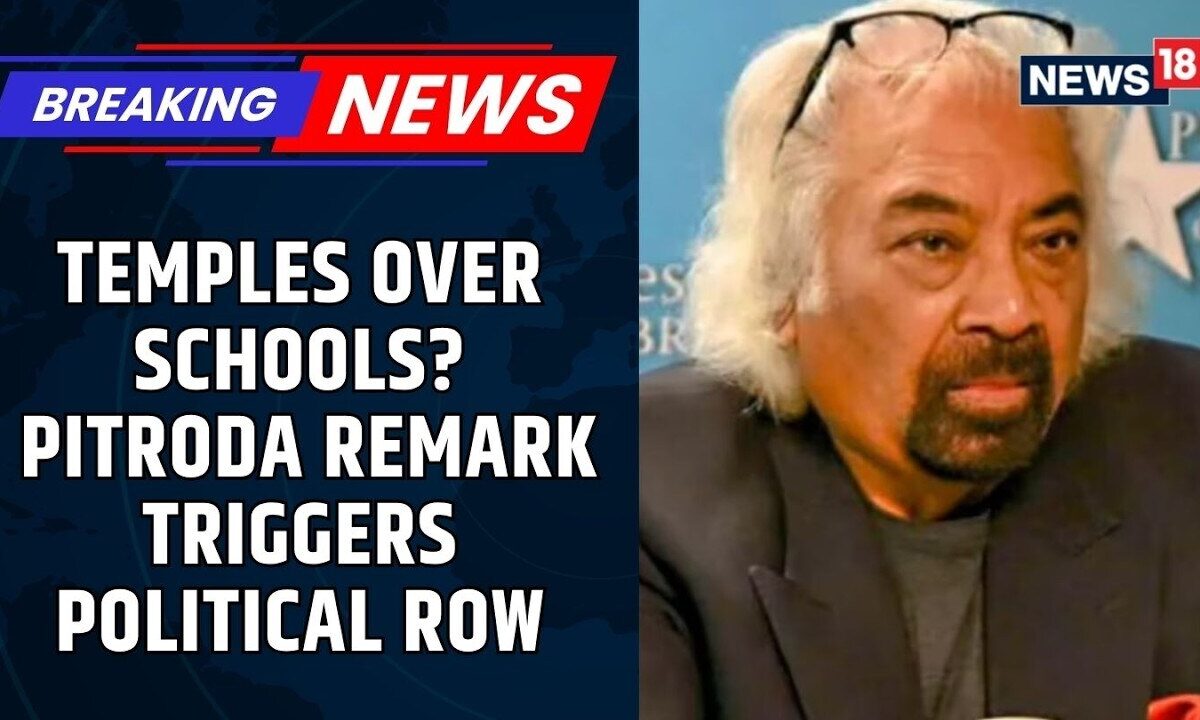 Sam Pitroda’s Temple Remark Sparks BJP-Congress War Ahead of Uttar Pradesh Elections | News18