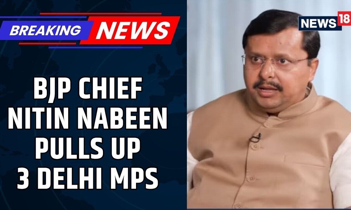 BJP Action Over Sajjan Kumar Visit: Nitin Nabin Reprimands 3 Delhi MPs | Punjab Polls | News18