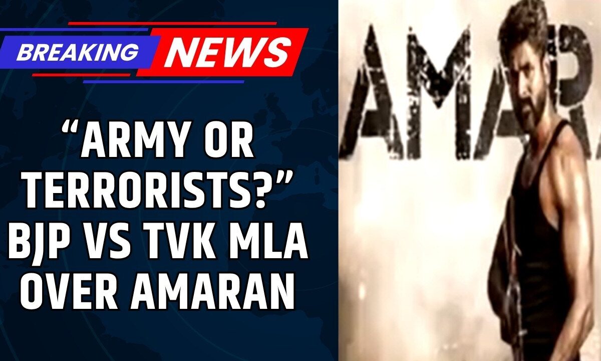 Amaran Row: BJP Slams TVK MLA Mustafa | “Army or Terrorists?” | Vijay Asked To Respond | News18