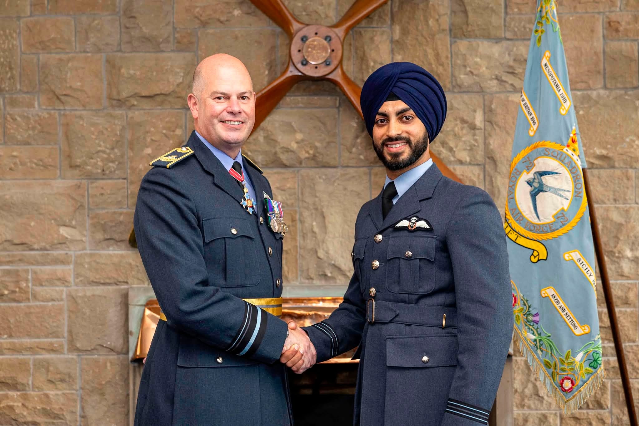 Indian-Origin Arshdeep Singh Dang Makes History As First Sikh RAF Fighter Pilot Since WWII