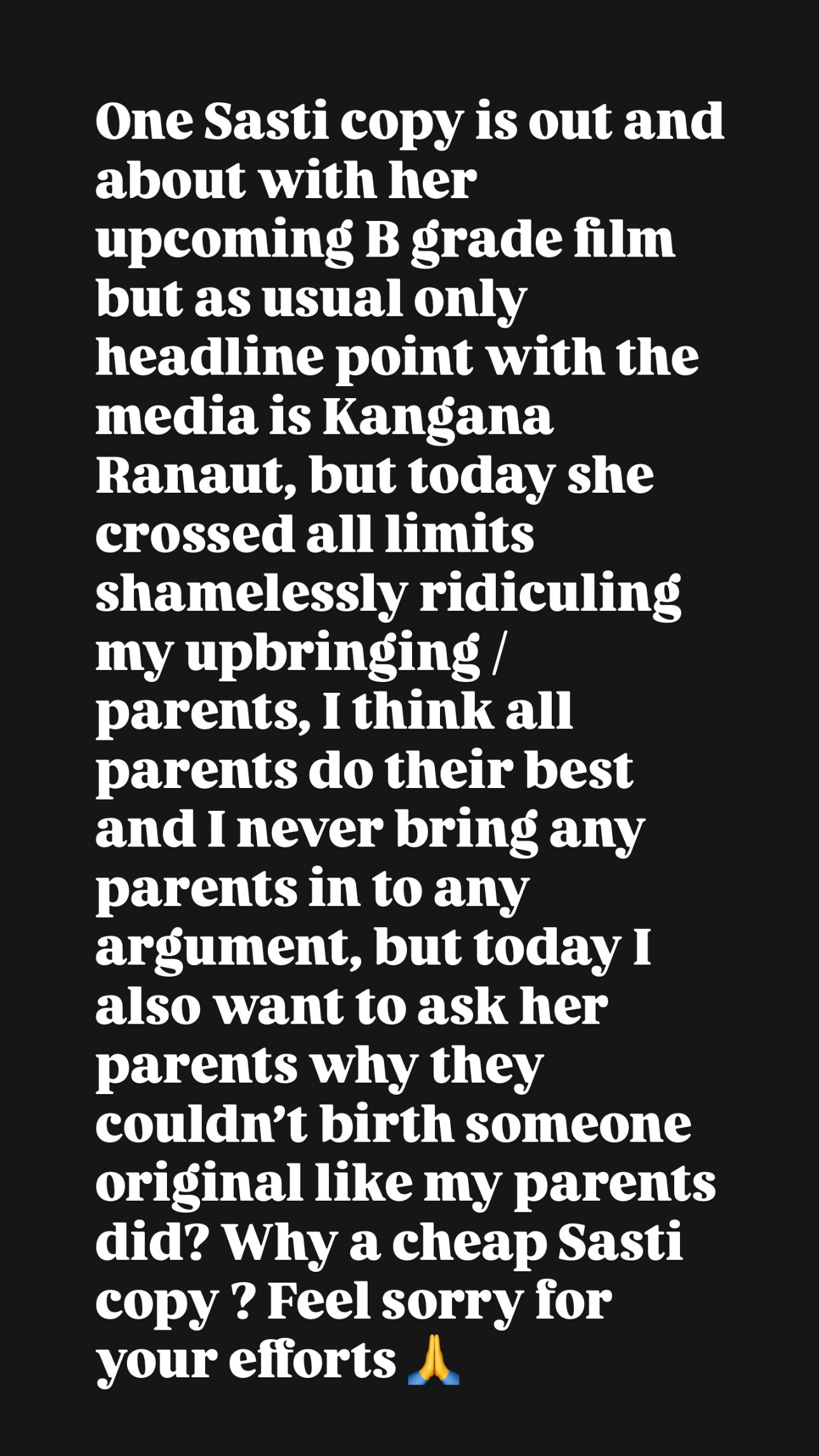Kangana Ranaut Slams Taapsee Pannu After She Addresses Past Feud: 'Sasti Copy Is Out With Her B-Grade Film...' 5 780727240 18488370148098047 2891617096705310680 n 2026 08 27e721788eec73a0f2870a91d0ebdab7