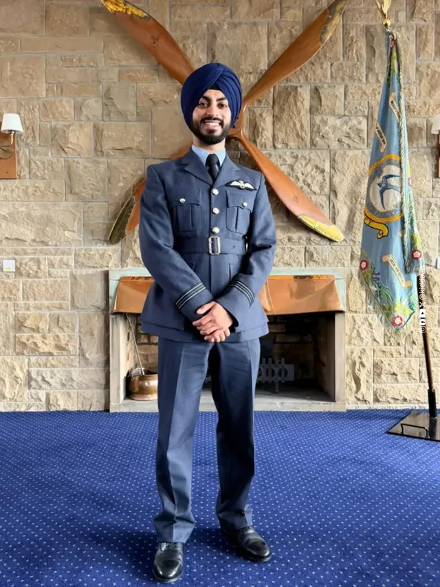 Indian-Origin Arshdeep Singh Dang Makes History As First Sikh RAF Fighter Pilot Since WWII Indian-Origin Arshdeep Singh Dang Makes History As First Sikh RAF Fighter Pilot Since WWII