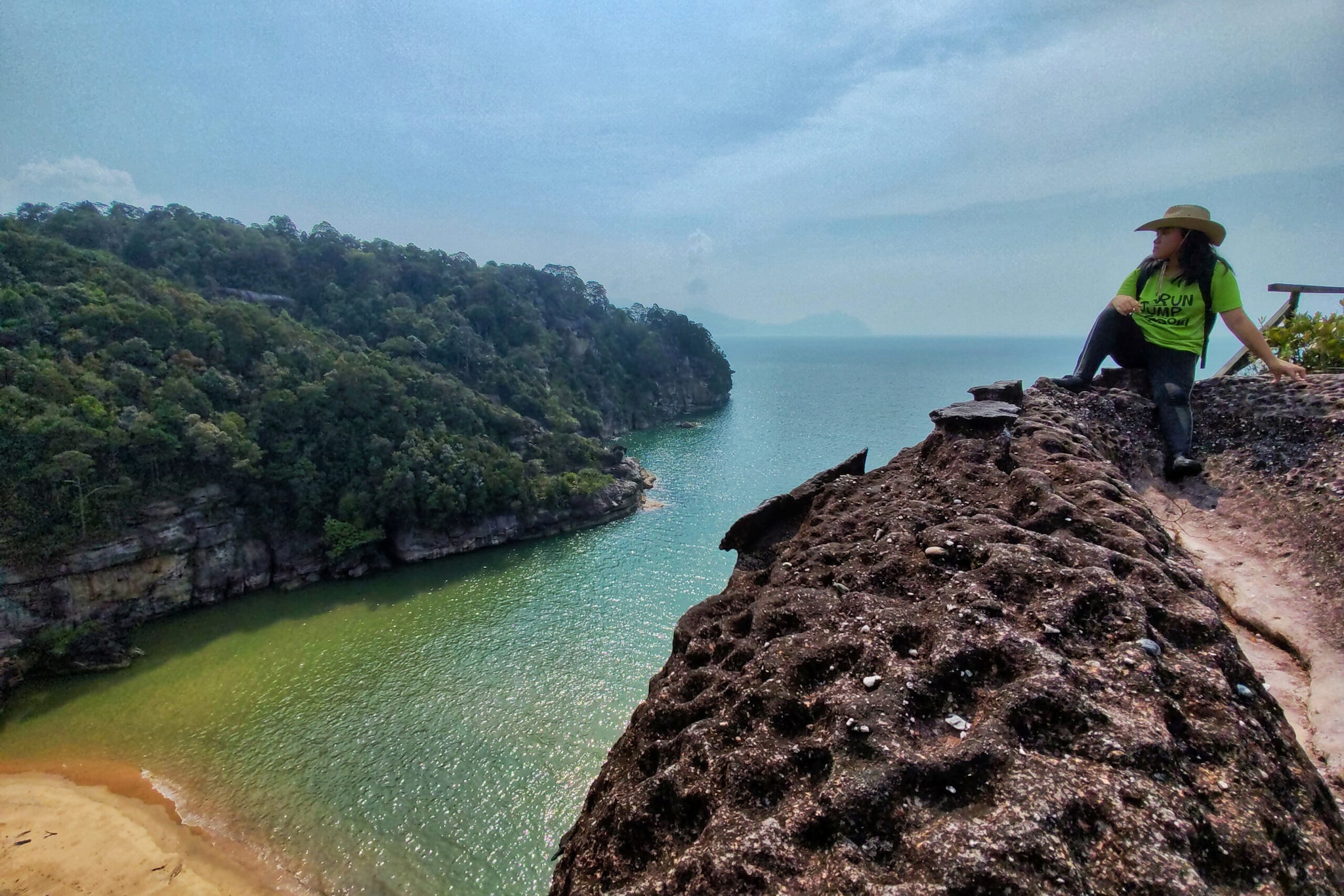 Bako National Park, Sarawak: Accessible only by boat, Sarawak’s oldest national park packs diverse ecosystems into a compact peninsula. Hikers can traverse rugged coastal cliffs, spot distinct proboscis monkeys foraging in the canopy, and relax on secluded, pristine beaches surrounded by sea stacks.