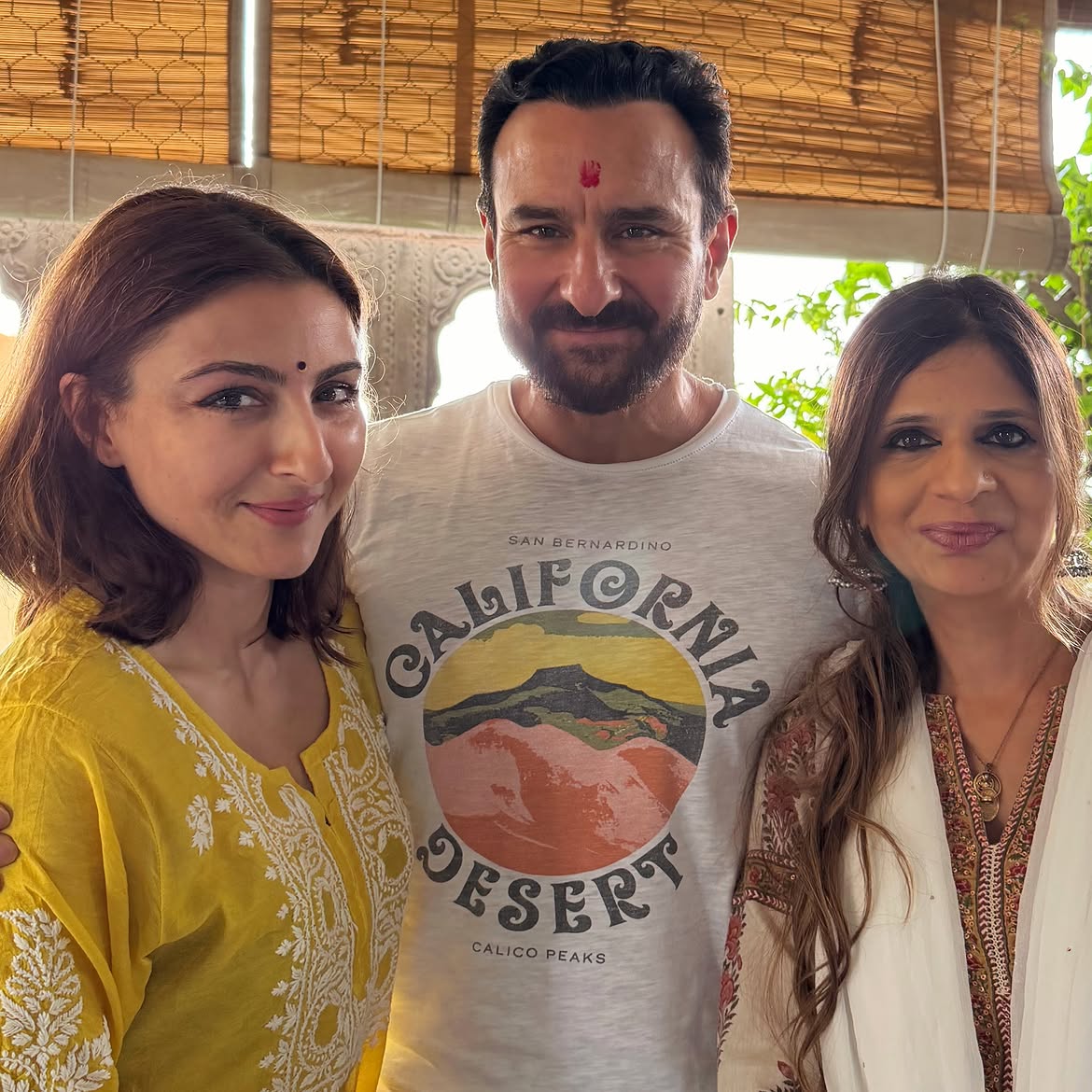 Saif Ali Khan, Soha Ali Khan and Saba Ali Khan: Saba Ali Khan, Soha Ali Khan, and Saif Ali Khan were also part of the Raksha Bandhan celebrations. The siblings came together to mark the special occasion, creating another memorable moment during the festive family gathering. (Image: Instagram)