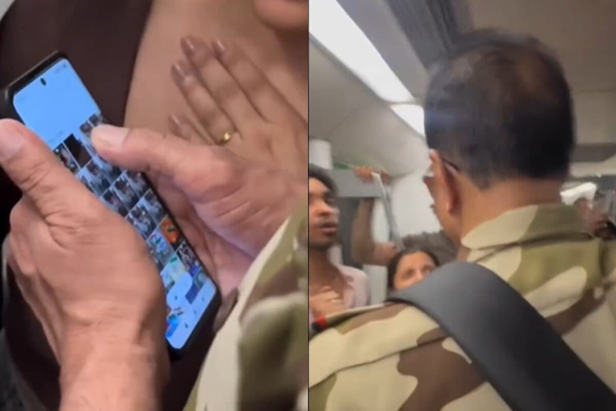 Delhi Metro: CISF Jawan Caught Clicking Woman’s Photos, Pointing Pistol Towards Passengers | Video