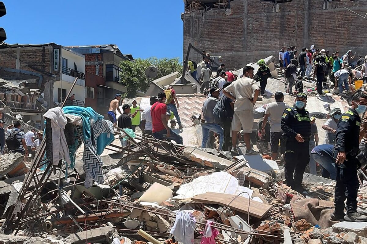 Colombia Quake Death Toll Rises To 111 As President Declares State Of Emergency