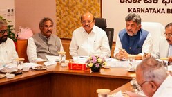 As discontent simmered within the Karnataka Congress over the expanded ministry, Chief Minister D K Shivakumar sought to reassure disappointed legislators, saying it was impossible to accommodate every MLA in the cabinet. (IMAGE: PTI FILE)