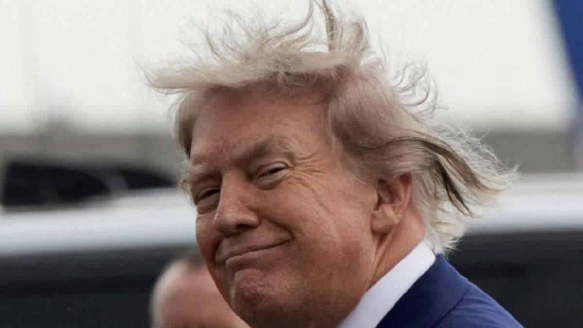 Let The Wind Blow, I Guess? Trump’s Fuller Hair Has Internet In Meme Mode