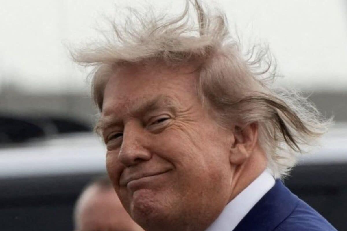 Let The Wind Blow, I Guess? Trump’s Fuller Hair Has Internet In Meme Mode
