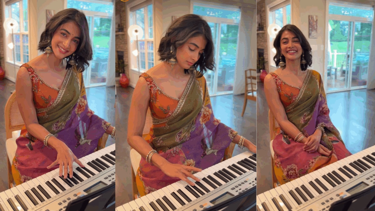 Pooja Hegde's ₹35,000 Floral Organza Saree Is The Festive Fashion Inspiration You Need