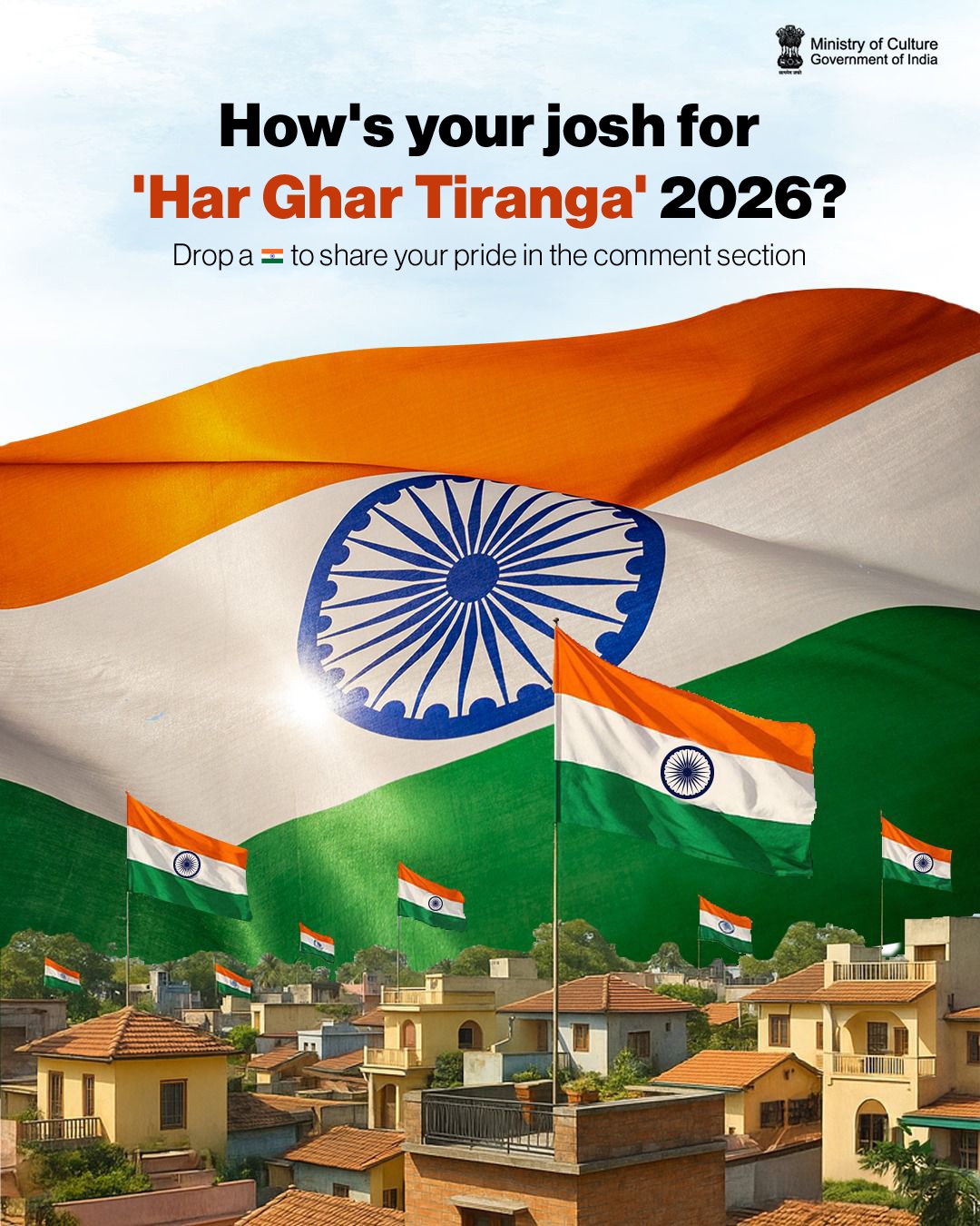 The Tricolour Must Always Get The Position Of Honour: Whenever the National Flag is displayed, it should occupy the position of honour and be distinctly placed. (AI photo)