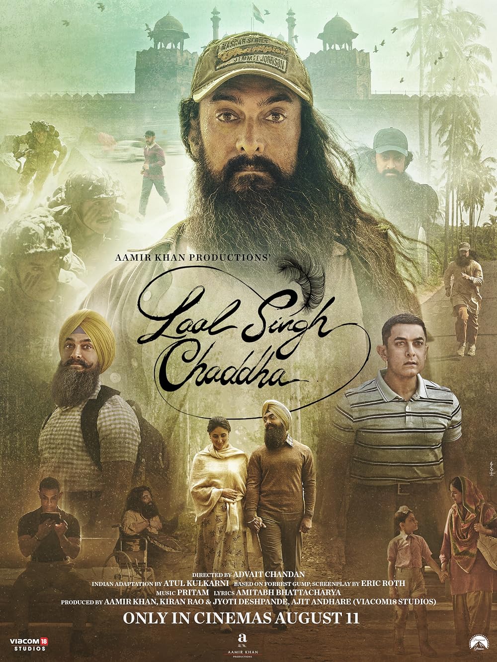 Laal Singh Chaddha (2022): In this official remake of Forrest Gump, the protagonist inadvertently joins the Indian Army and serves in Jammu and Kashmir. During high-altitude Kargil combat, he saves several fellow soldiers, demonstrating instinctual courage amid dangerous enemy fire. Laal Singh Chaddha (2022): In this official remake of Forrest Gump, the protagonist inadvertently joins the Indian Army and serves in Jammu and Kashmir. During high-altitude Kargil combat, he saves several fellow soldiers, demonstrating instinctual courage amid dangerous enemy fire.