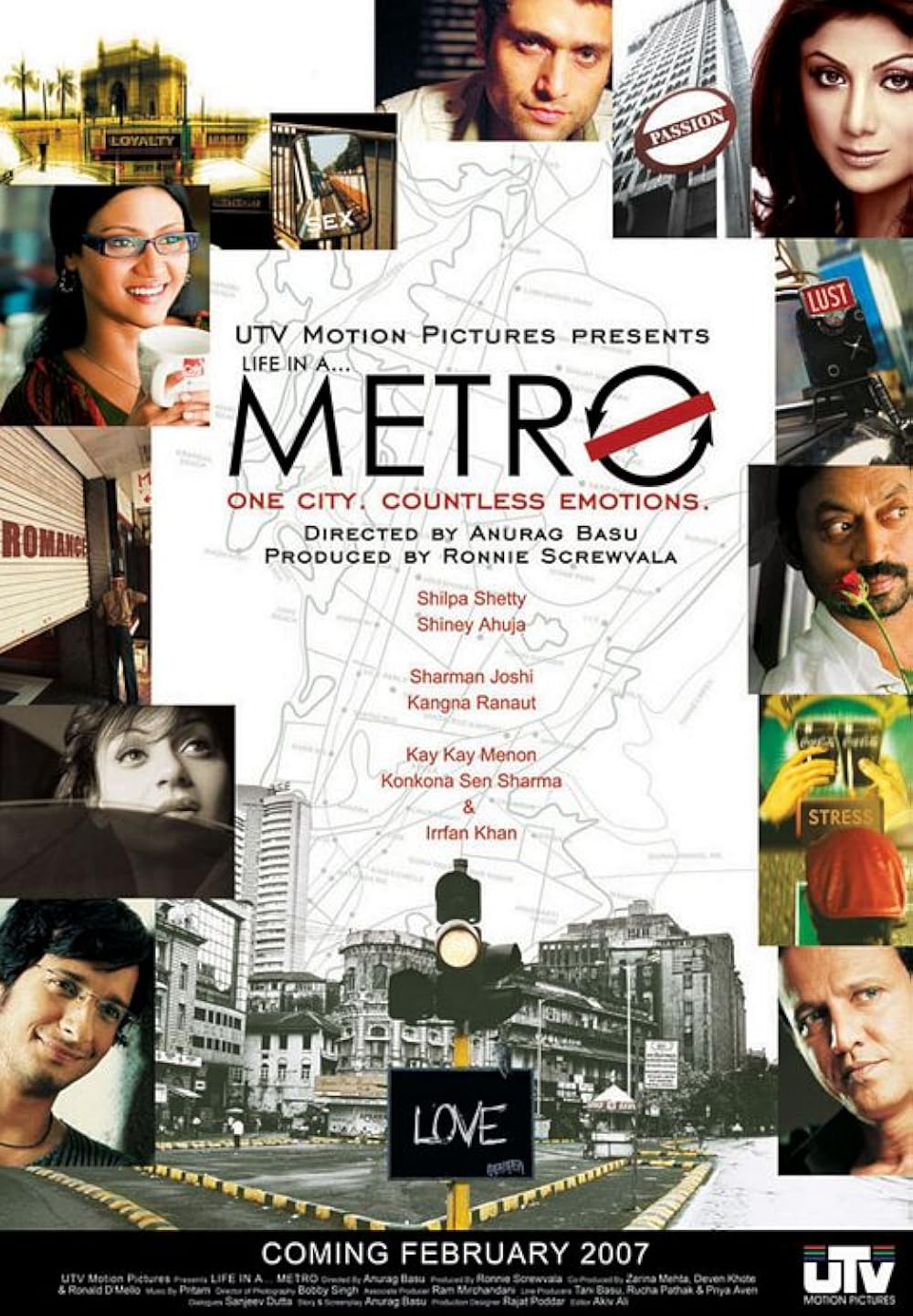 Life in a... Metro (2007)Anurag Basu's ensemble drama portrays the lives of several Mumbai residents navigating love, loneliness and ambition. The city's frequent rains quietly accompany these intertwined stories, reflecting the emotional turbulence and unpredictability of urban life. Life in a... Metro (2007)Anurag Basu's ensemble drama portrays the lives of several Mumbai residents navigating love, loneliness and ambition. The city's frequent rains quietly accompany these intertwined stories, reflecting the emotional turbulence and unpredictability of urban life.