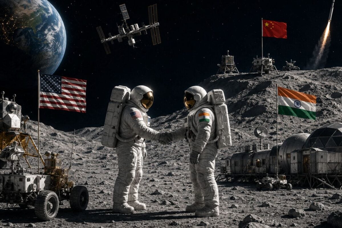 India Joins The Moon Base Race? What NASA Wants From ISRO And Where China Fits In