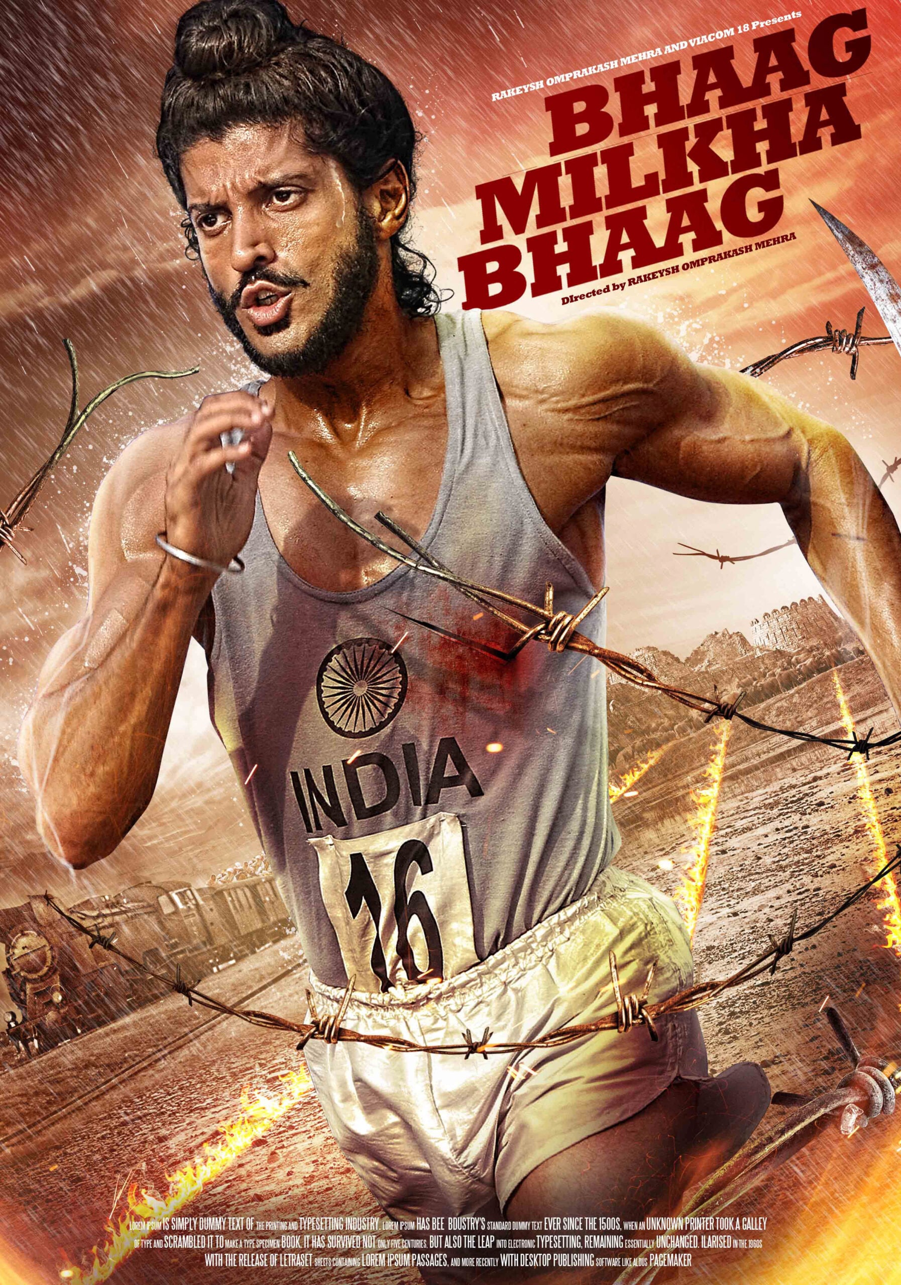 Bhaag Milkha BhaagDirected by Rakeysh Omprakash Mehra, Bhaag Milkha Bhaag is a biographical sports drama based on the life of legendary Indian athlete Milkha Singh, played by Farhan Akhtar. While the film primarily chronicles his journey from a young boy in Punjab to one of India's greatest sprinters, the Partition of India is a crucial part of his origin story. The film portrays Milkha as a child witnessing the horrific violence of Partition, which separates him from his family and forces him to flee to India.