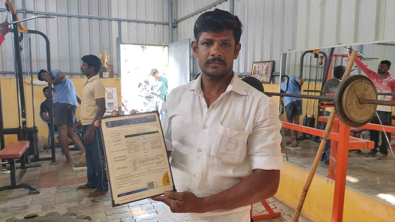 Sudalai Muthu, a 33-year-old daily-wage construction worker from Keelanatham village near Tirunelveli, started Netaji Gym with his own efforts. His goal is simple: help rural youngsters stay physically fit and build healthier, more disciplined lives. Sudalai Muthu, a 33-year-old daily-wage construction worker from Keelanatham village near Tirunelveli, started Netaji Gym with his own efforts. His goal is simple: help rural youngsters stay physically fit and build healthier, more disciplined lives.