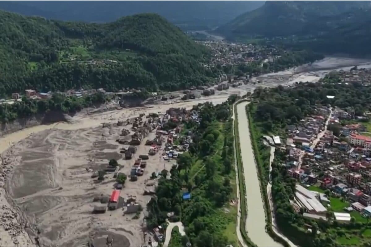Homes, Roads, Bridges Swept Away In Minutes: Aerial Videos Capture Shocking Scale Of Nepal Flood Devastation