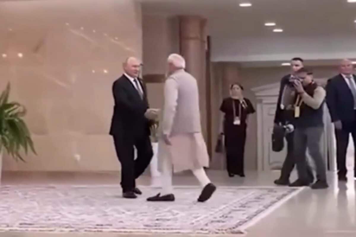 'Must Work To End Hostilities': PM Modi, Russia's Putin Hold Talks In Kyrgyzstan On Sidelines Of SCO Summit