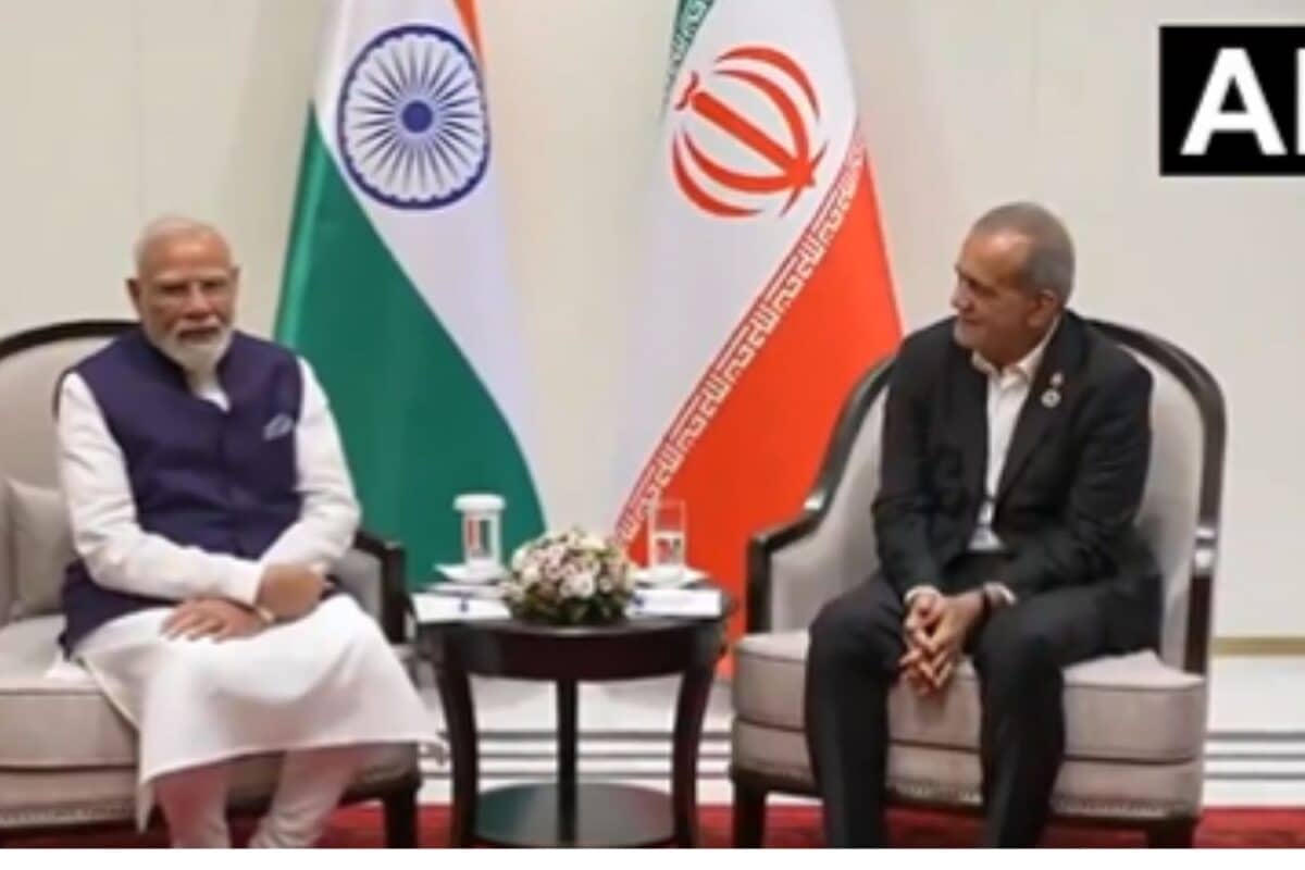 PM Modi Meets Iran President Pezeshkian On Sidelines Of SCO Summit In Bishkek