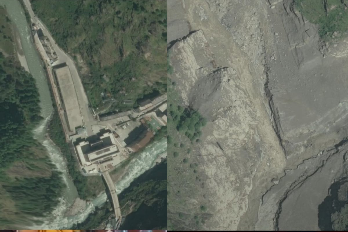 Nepal Flash Flood: Before And After Images Show Rasuwagadhi Border Crossing Wiped Out