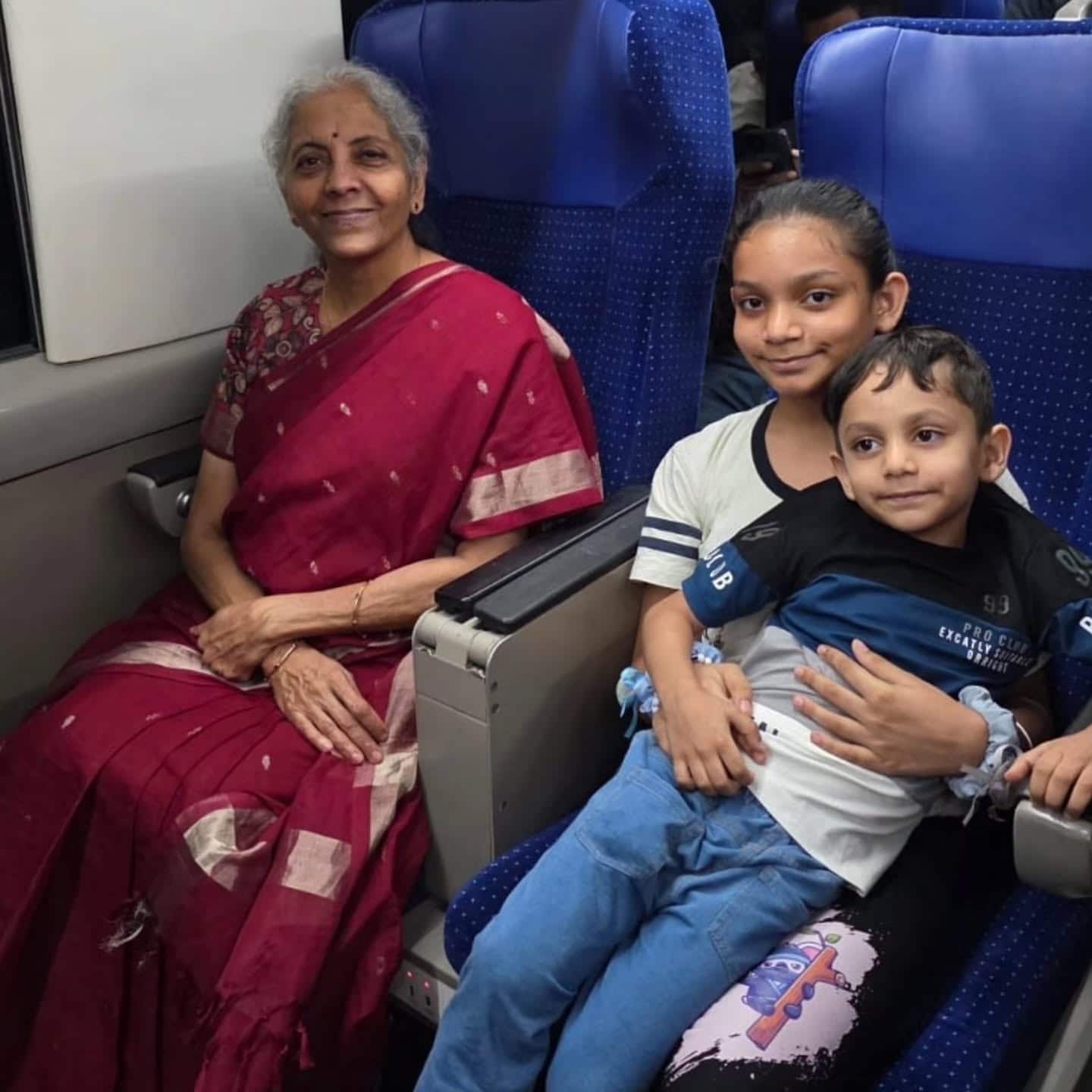 In Pictures: Nirmala Sitharaman’s Vande Bharat Journey To Jaipur