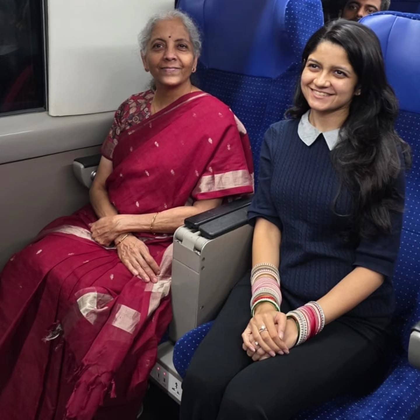 In Pictures: Nirmala Sitharaman’s Vande Bharat Journey To Jaipur