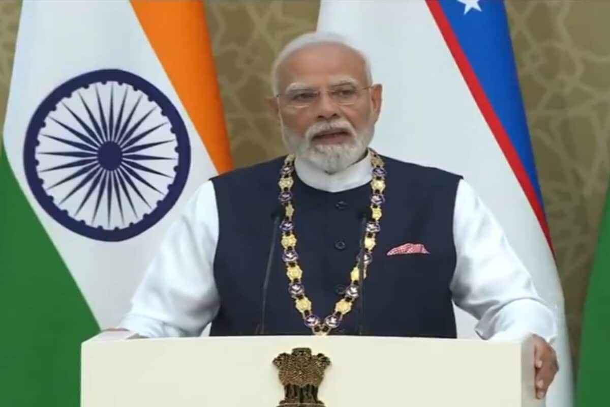 PM Modi Arrives In Kyrgyzstan's Bishkek For SCO Summit, Receives Warm Welcome From Indian Diaspora | Video