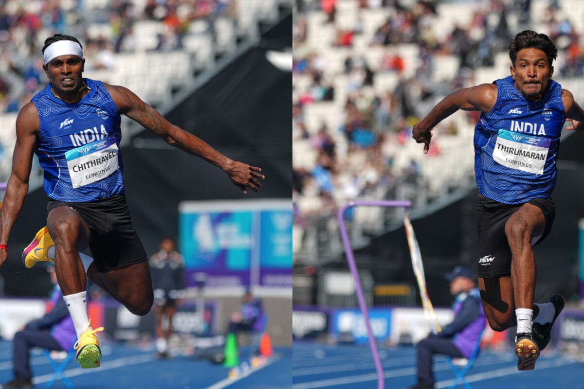CWG 2026: Praveen Chithravel Wins Silver, Selva Prabhu Takes Bronze In Triple Jump