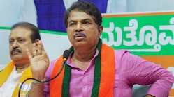 Karnataka BJP leader R Ashok speaks to the media after the D K Shivakumar cabinet expansion.
