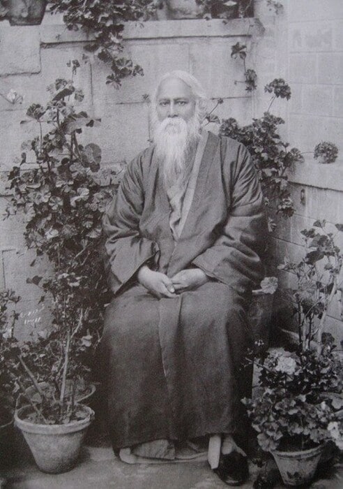 A rare archival image of Rabindranath Tagore, remembered for his extraordinary contributions to poetry, music, education and Indian cultural heritage. A rare archival image of Rabindranath Tagore, remembered for his extraordinary contributions to poetry, music, education and Indian cultural heritage.