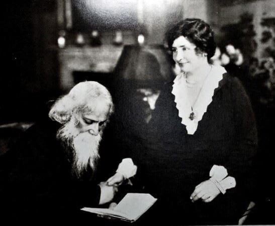 Rabindranath Tagore meets Helen Keller, bringing together two global figures known for their contributions to literature, education and social awareness. Rabindranath Tagore meets Helen Keller, bringing together two global figures known for their contributions to literature, education and social awareness.