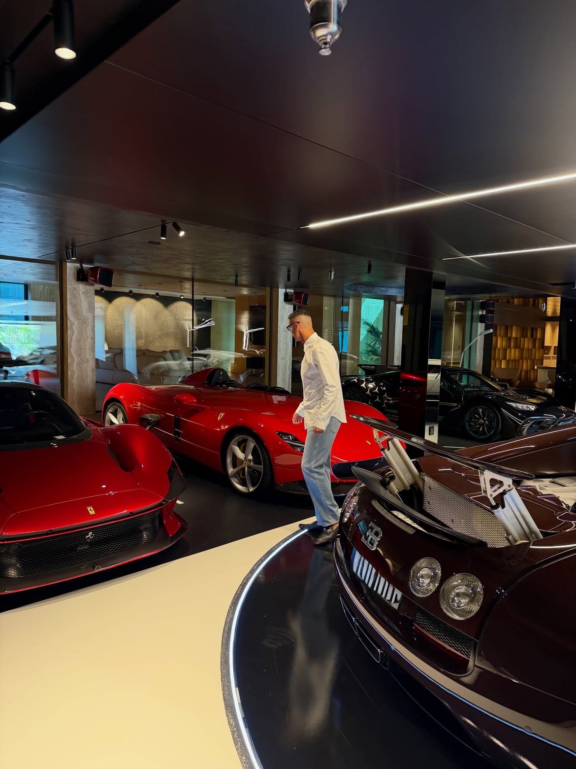 Ronaldo’s reported lineup includes a Ferrari Monza SP2 worth £1.4 million, a Daytona SP2 worth £2 million, and a Purosangue – Ferrari’s first four-door, four-seat car, which still packs a naturally aspirated V12. (Image: Instagram/@cristiano) Ronaldo’s reported lineup includes a Ferrari Monza SP2 worth £1.4 million, a Daytona SP2 worth £2 million, and a Purosangue – Ferrari’s first four-door, four-seat car, which still packs a naturally aspirated V12. (Image: Instagram/@cristiano)