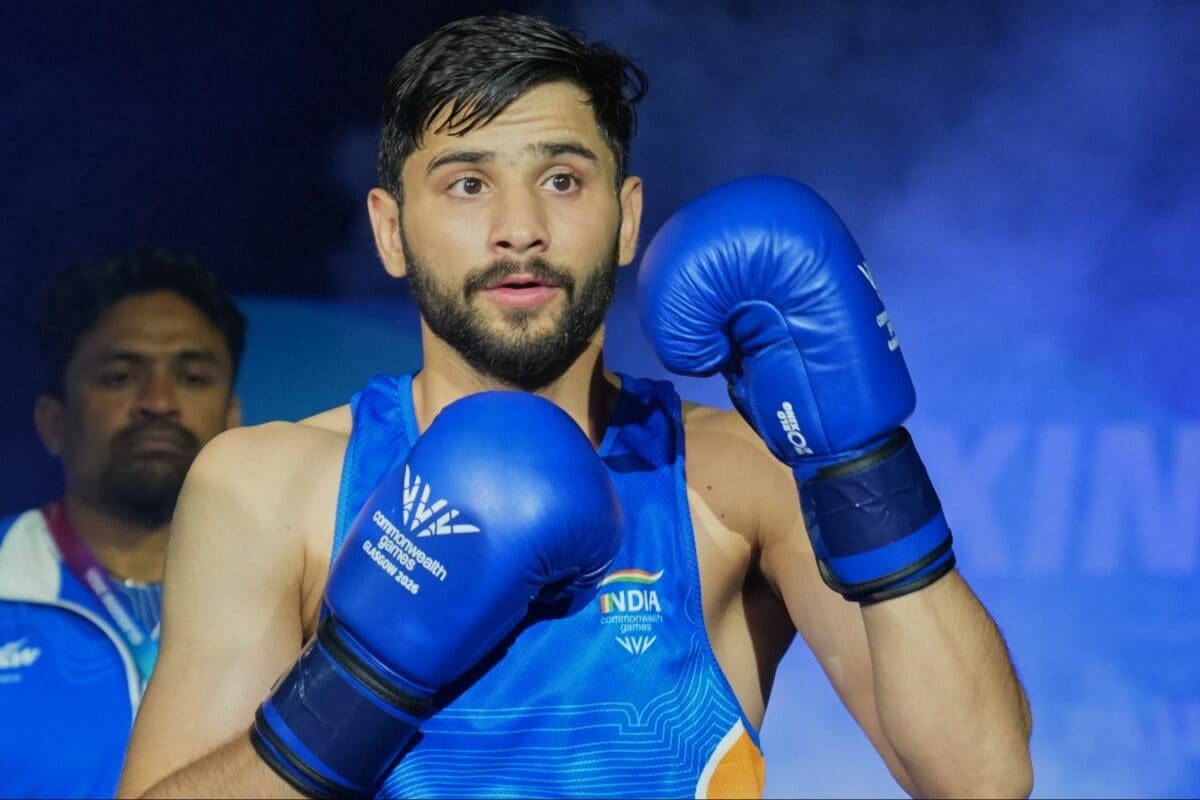 Sachin Siwach Defeats Tryagain Morning To Win India's Historic 6th Gold Medal In Boxing