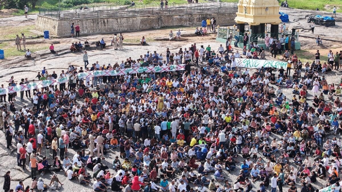 ‘Drop The Stupid Tunnel Road Project': Tejasvi Surya Joins Protest To Save Bengaluru's Lalbagh