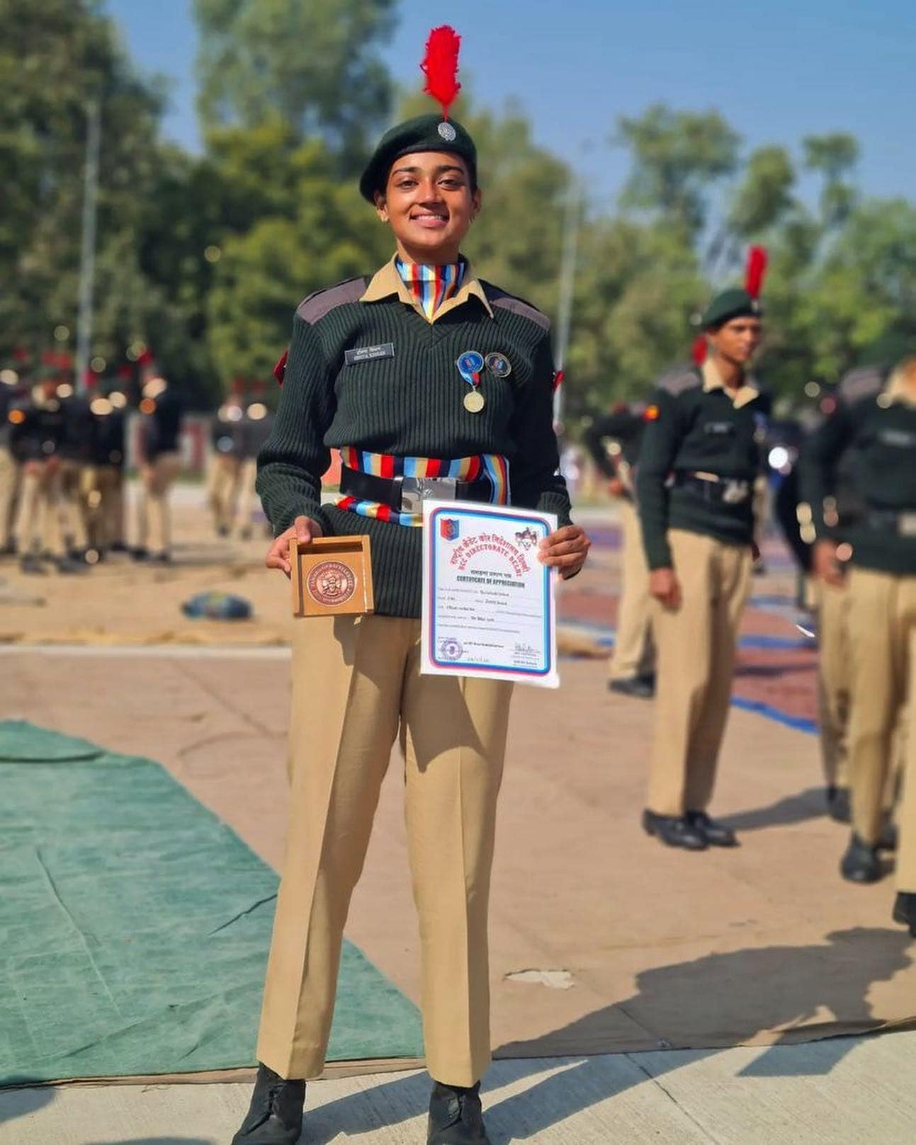 Ravi Kishan’s daughter Ishita Shukla has taken a path very different from the film industry her father is associated with. While Bollywood was an obvious career route given her family background, Ishita had shown an interest in the armed forces from an early age.