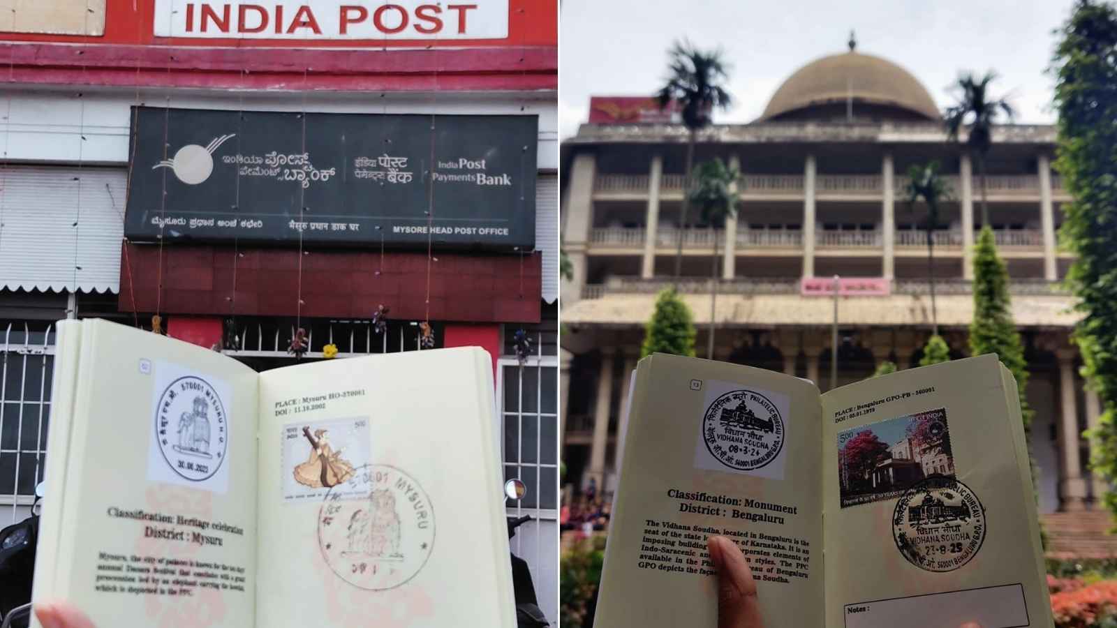 Every Stamp Tells a Story: Each destination has its own commemorative postal cancellation. As travellers move from one place to another, they collect these marks inside the passport. Over time, the booklet becomes a travel diary filled with memories from different corners of Karnataka.
