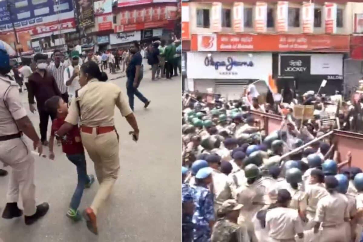 'Bihar CM Should Resign': 6-Year-Old 'Detained' During Patna Students' Protest, Asks Who Ordered Lathi-Charge