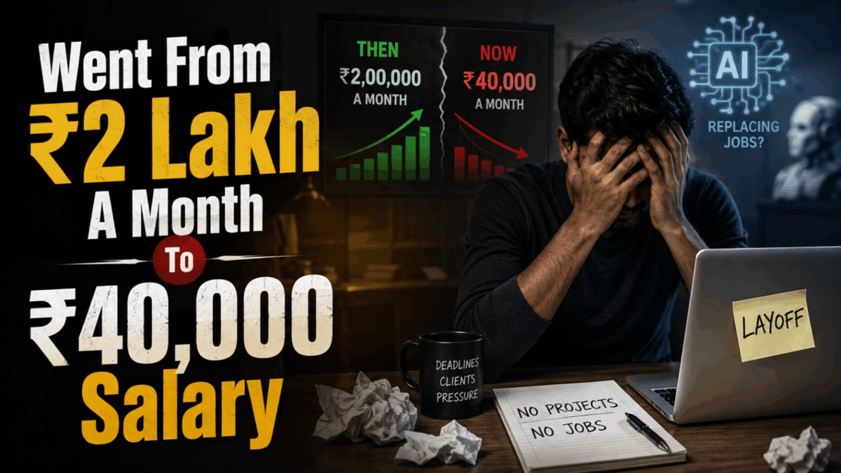 Copywriter Loses Six-Figure Salary to ₹40,000 After AI