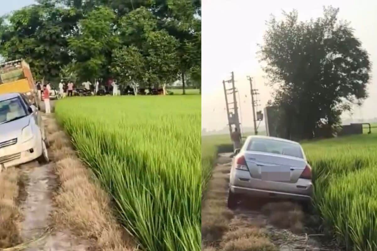 Transformer Theft Backfires In Punjab As Thieves’ Car, Recovery Truck Get Stuck In Mud