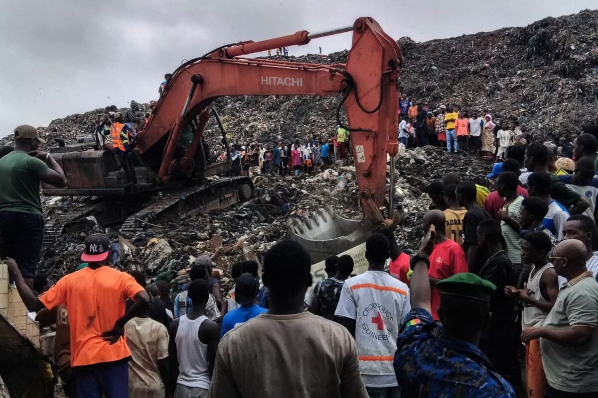 30 Killed, Six Injured After Landfill Mound Collapses Onto Homes In Guinea’s Capital